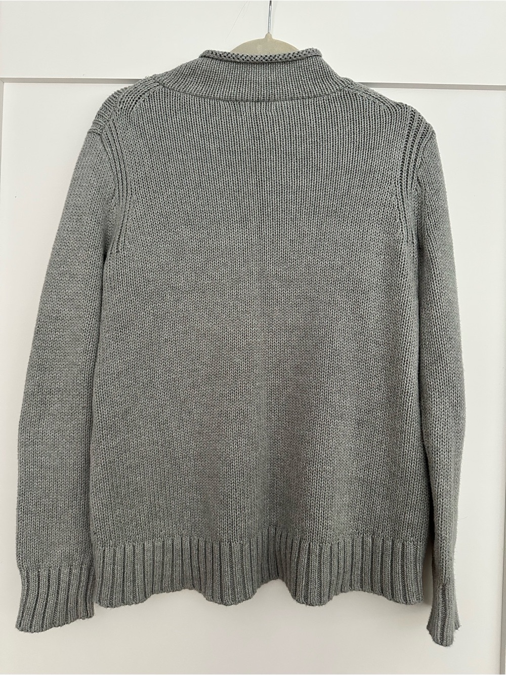 J Crew Gray Womens Mock-Neck Knit Sweater - Picture 2 of 3